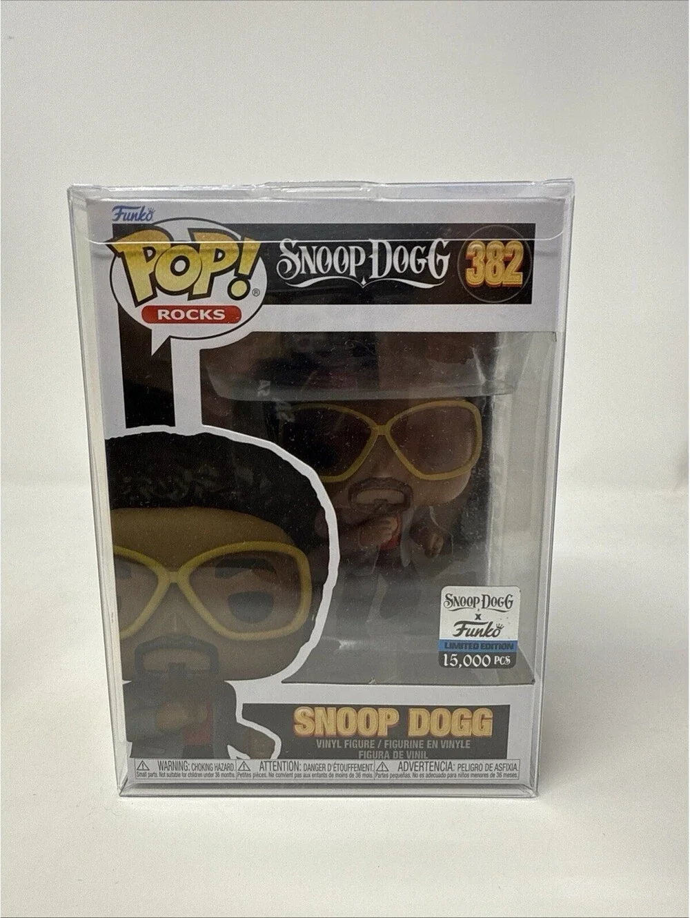 Funko Pop! Rocks Snoop Dogg Limited Edition Vinyl Figure 15,000 PCS #382